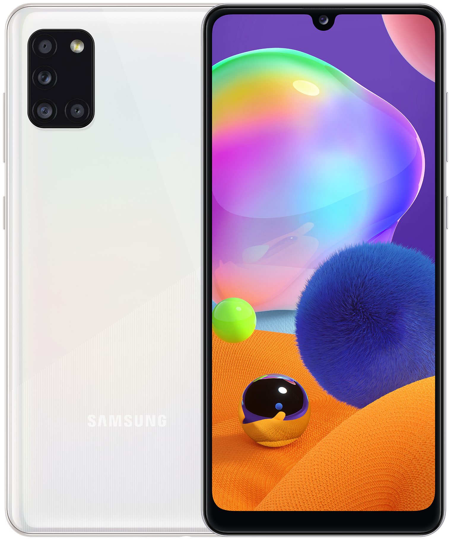 Смартфон Samsung Galaxy A31 4/64 ГБ, Dual nano SIM, белый