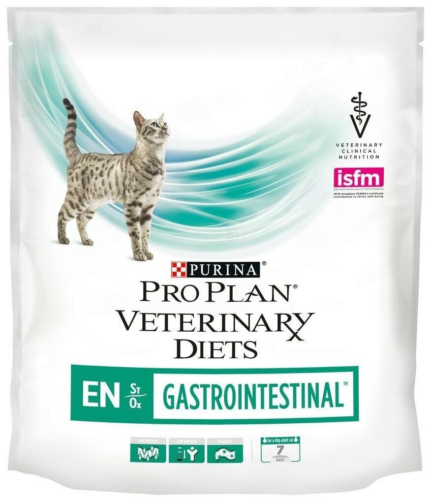 Сухой корм Pro Plan Veterinary diets EN корм для кошек при расстройствах пищеварения, Пакет, 400 г - фотография № 9