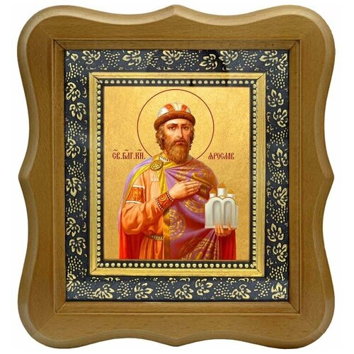 ярослав мудрый святой князь икона на холсте Ярослав Мудрый Святой князь. Икона на холсте.