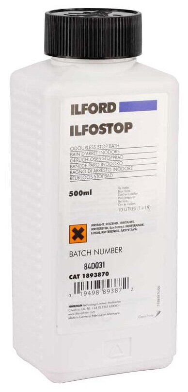 Фотохимия Ilford Ilfostop 500 мл стоп-ванна