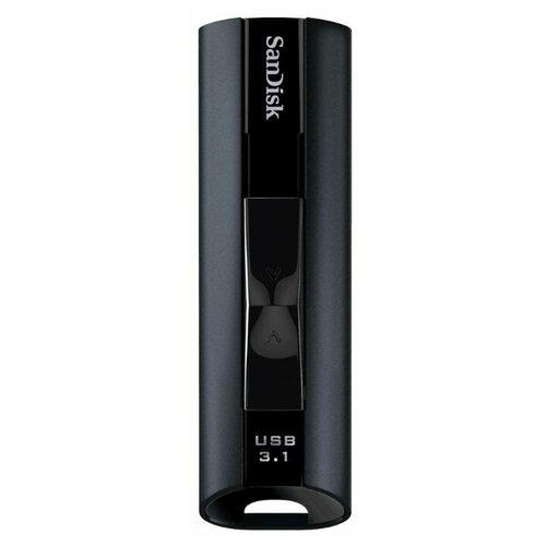 флешка sandisk extreme go usb 3 1 128 гб 1 шт черный серый Флешка SanDisk Extreme PRO USB 3.1 256GB (черный)