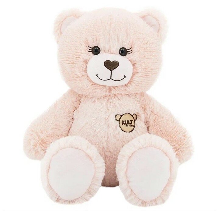 Мягкая игрушка "Медведь", в комплекте 3 открытки, цвет пудровый, 65 см C/40/13 7895708