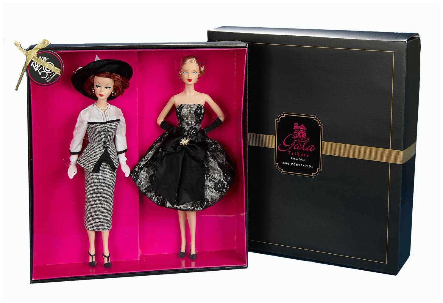 Набор кукол Barbie 2009 Convention 50 th Anniversary Gala Tribute Set (Барби Выставка 2009 года Высшая Награда на 50-летие)