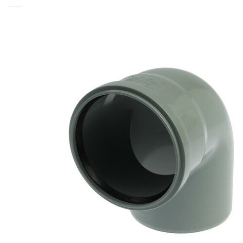 Отвод канализационный FLEXTRON, внутренний, d=110 мм, 90° отвод канализационный flextron наружный d 110 мм 30°