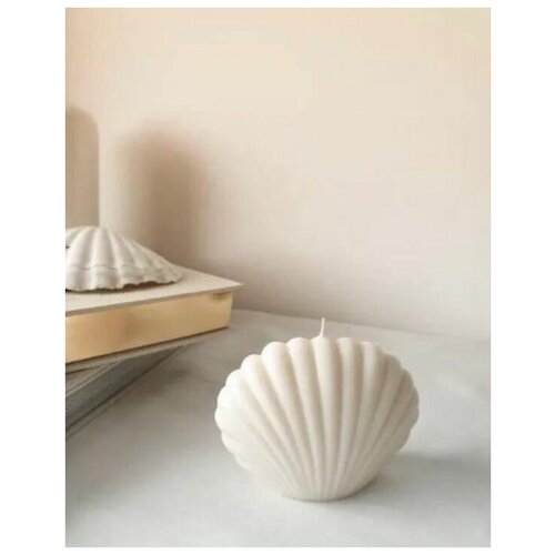 Kadmasa/ракушка/свеча в форме ракушки / фигурная свеча/ авторская свеча/ для медитаций / подарочная свеча