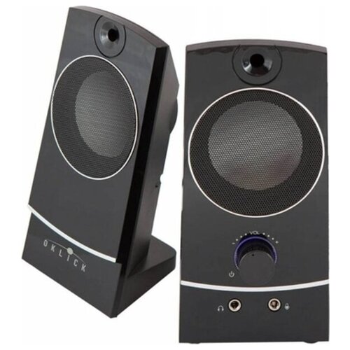 Компьютерная акустика 20 Oklick OK-118 черный 4Вт 197600₽