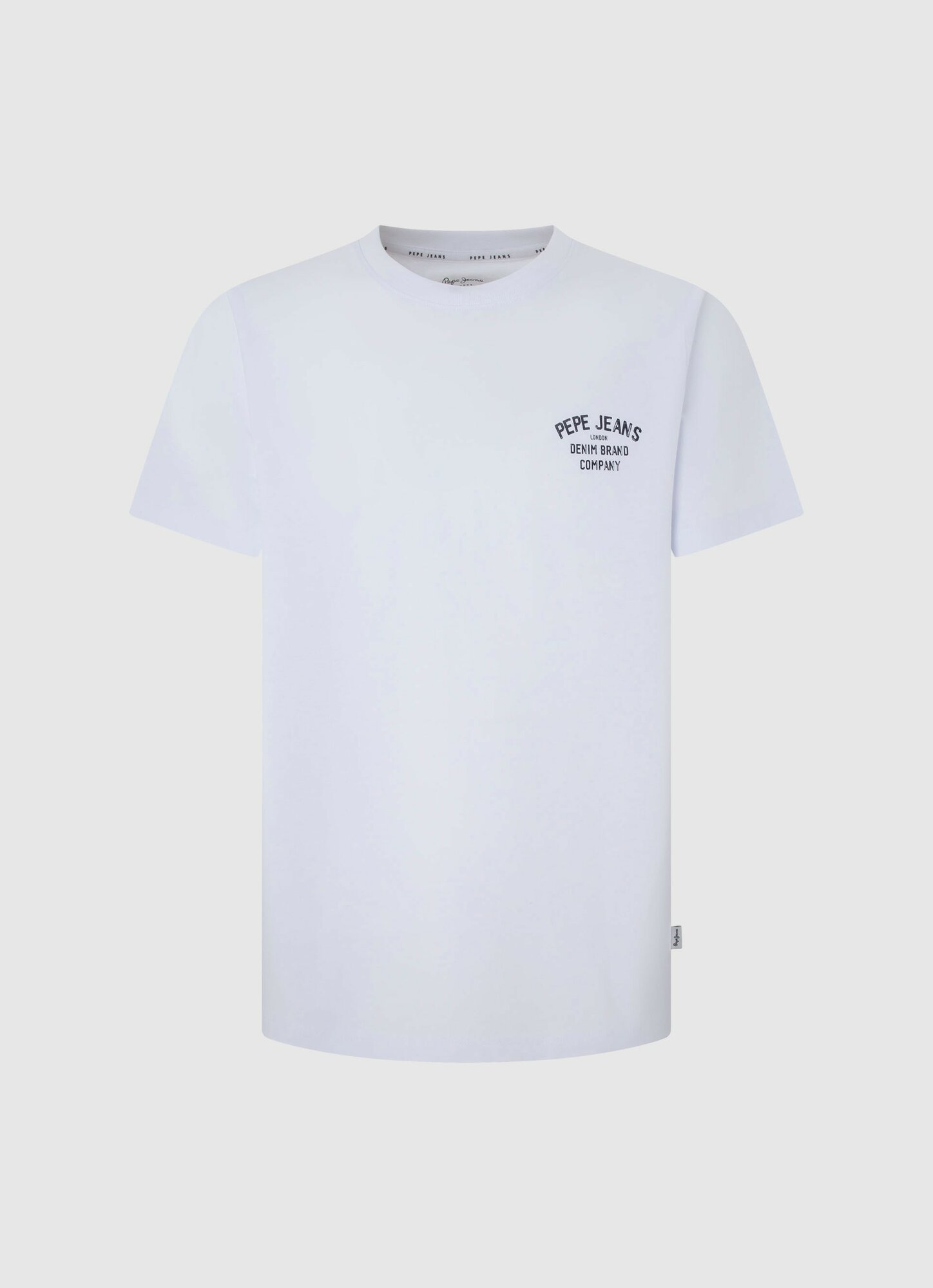 Футболка с коротким рукавом для мужчин Pepe Jeans London цвет: белый размер: XXL