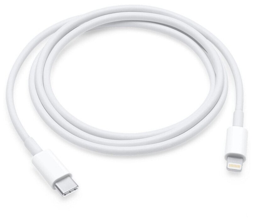 Кабель Apple USB Type-C - Lightning длина 1 м 1 шт белый