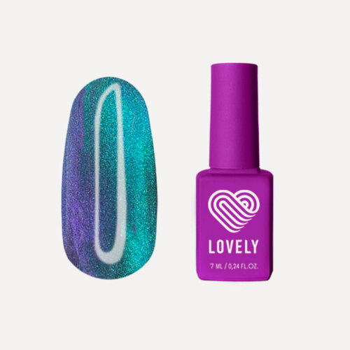 Изображение товара Гель-лак Lovely, Fire Cat №04 - Бирюзово-фиолетовый