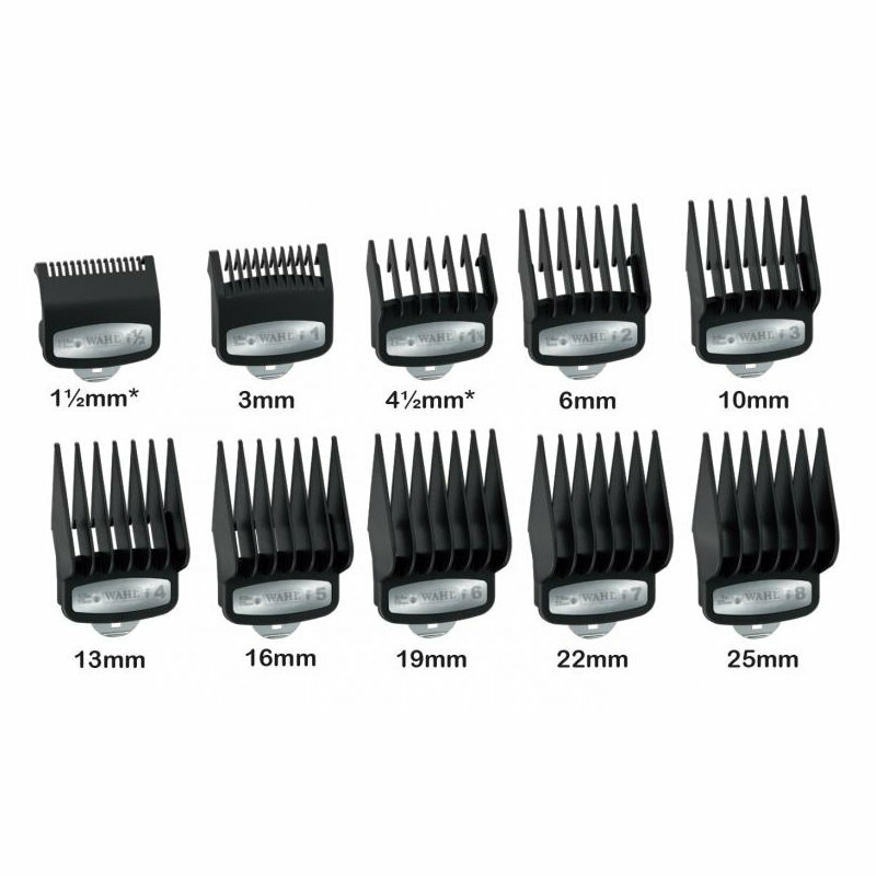 WAHL MAGIC CLIP насадки для машинки 4ШТ (3ММ, 6ММ, 10ММ, 13ММ )