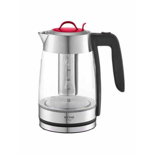 Электрический чайник STINGRAY ST-KT3006A белыйголубой стеклянный с подсветкой 18 л 1756₽