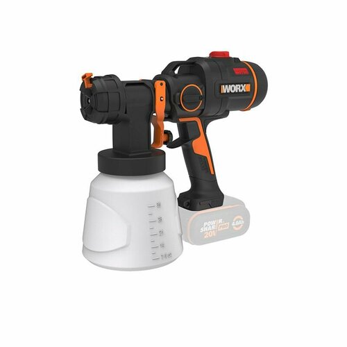 Краскопульт WORX WX0209 20V бесщеточный аккумуляторный аэрограф без АКБ и ЗУ 12690₽