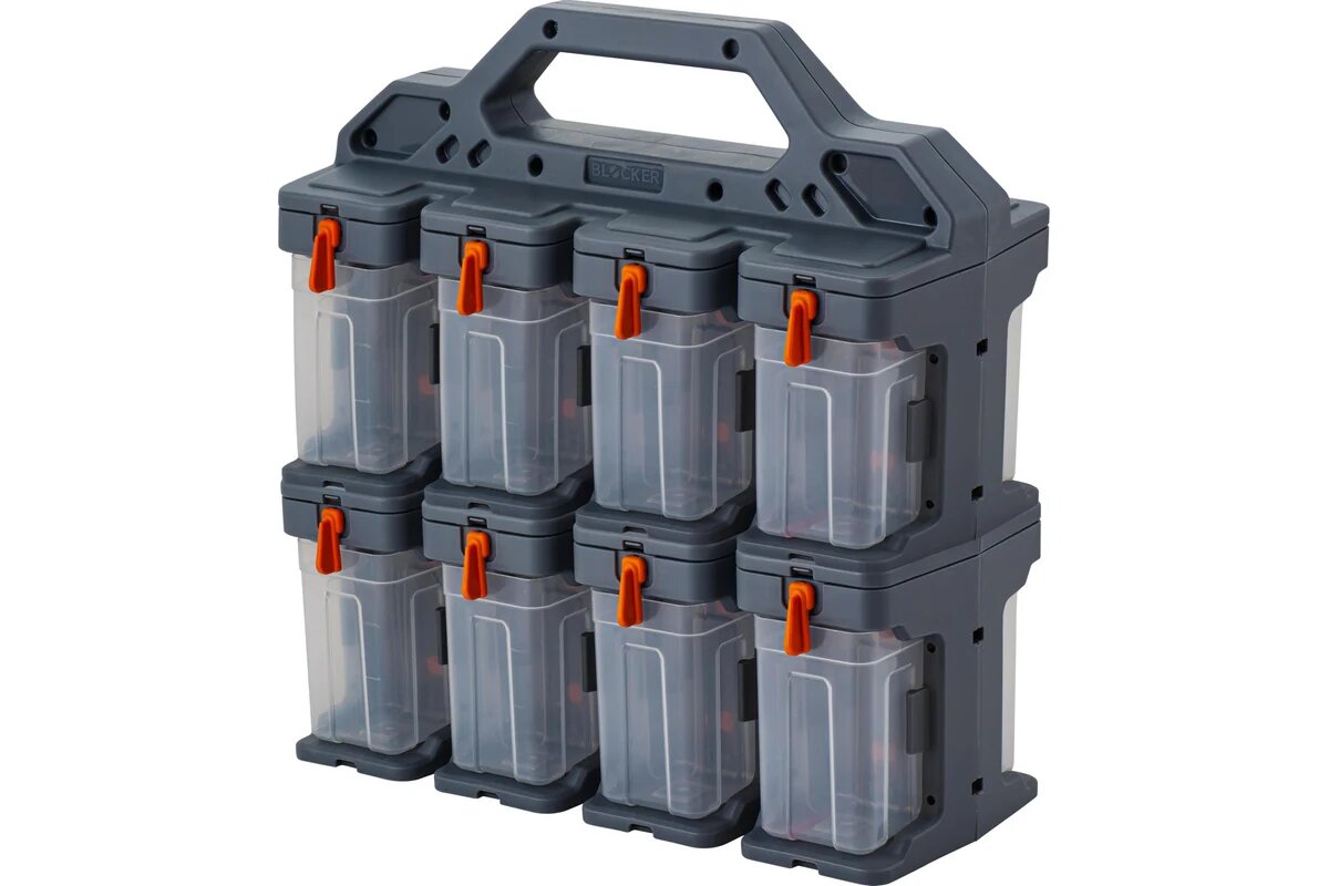 Blocker Органайзер п/п 310х150х320 для мелочей, 16 модулей цв. серо-свинцовый, 32832
