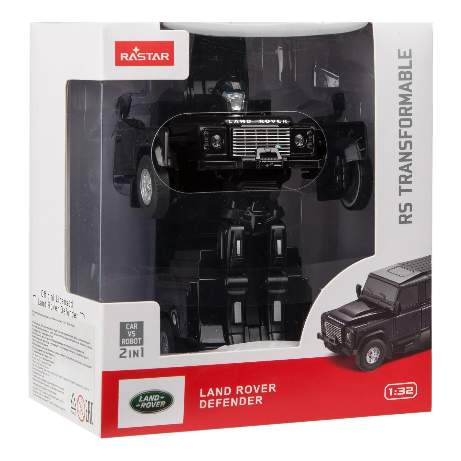 Машинка-трансформер LAND ROVER "DEFENDER", 1:32 , оригинальная