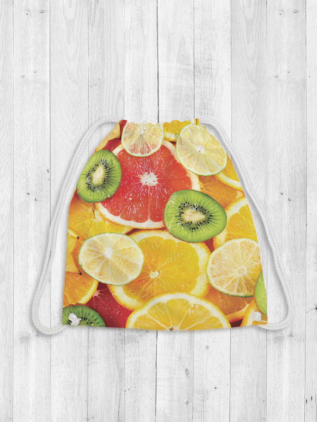 Сумка рюкзак-мешок для обуви и вещей с принтом 