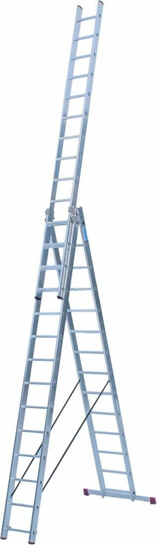 Трехсекционная Лестница Krause Corda 3X14 010452 Длина 10.15 М Нагрузка 150 Кг.