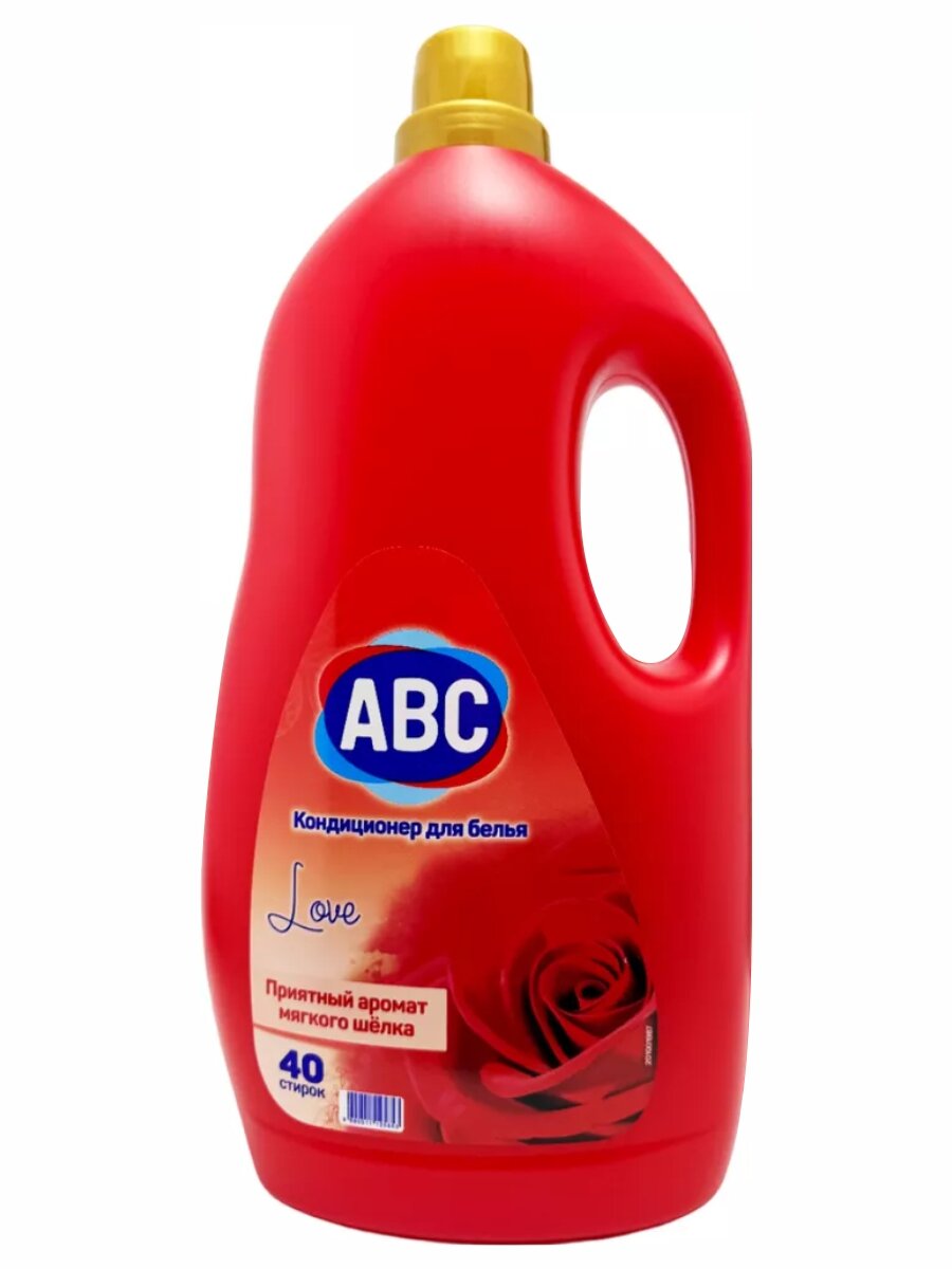 Ополаскиватель для белья ABC Смягчитель аромат Любовь камелии 4л