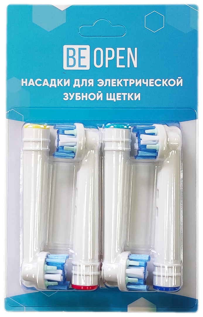 Сменные Насадки для электрической зубной щетки, совместимые с Oral-B (4 шт) EB25-P