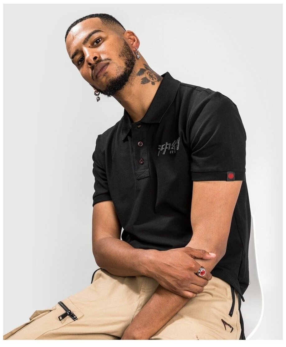 Поло Venum Okinawa 3.0 Black/Red (L) 