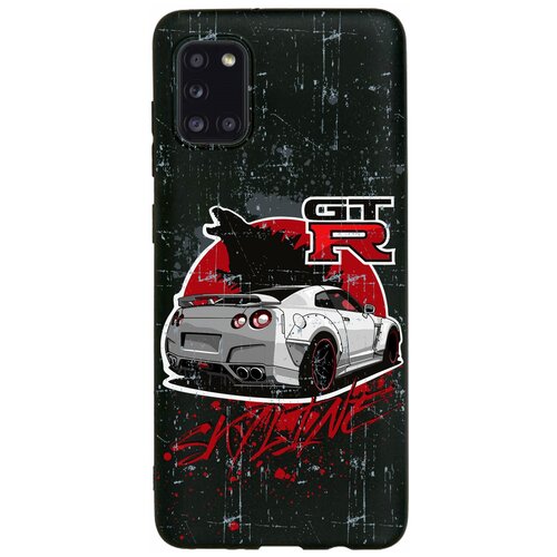 Силиконовый чехол Mcover для Samsung Galaxy A31 с рисунком Машина Nissan GTR Skyline силиконовый чехол mcover для realme c15 с рисунком машина nissan gtr skyline