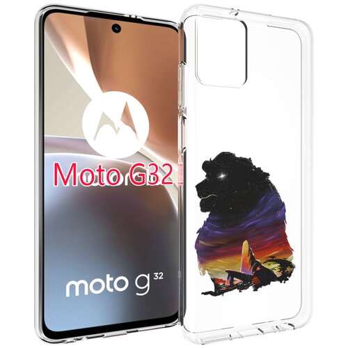 Чехол MyPads Муфаса для Motorola Moto G32 задняя-панель-накладка-бампер