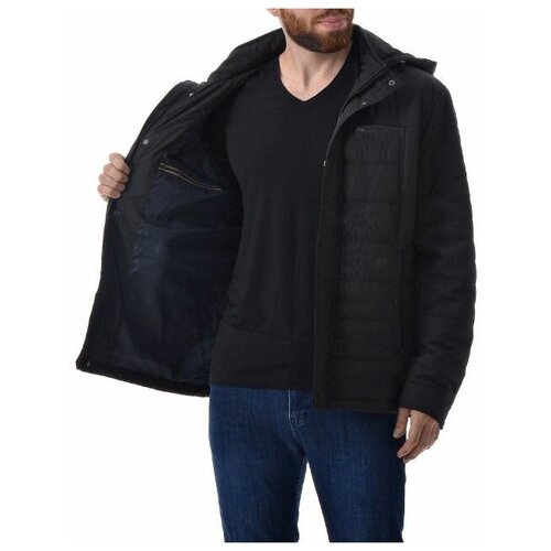 фото Куртка мужская с 2 передними карманами, черная 52 размер los angeles