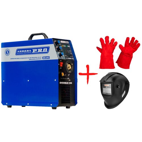 Сварочный аппарат инверторного типа Aurora OVERMAN 200 Маска сварочная Хамелеон и Краги 3590000₽