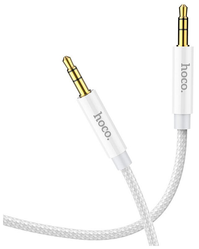 AUX Audio кабель 3,5 мм, UPA19, HOCO, белый