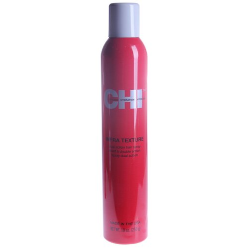 CHI Спрей для укладки волос Infra texture, средняя фиксация, 250 г, 250 мл лак chi vibes better together dual mist hair spray 284 г