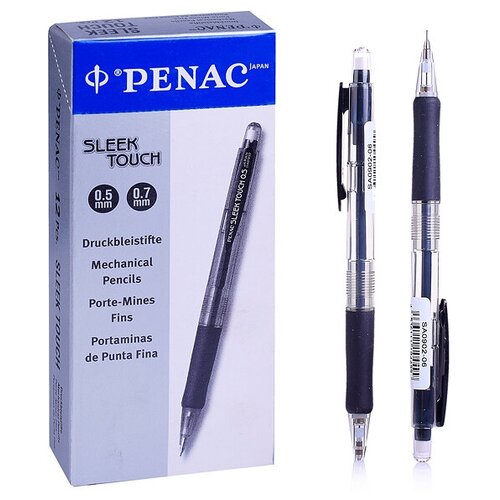 Карандаш механический HB 0,5мм Penac Sleek Touch, черный