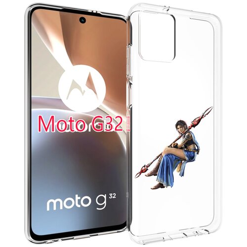 Чехол MyPads Final-Fantasy-2 для Motorola Moto G32 задняя-панель-накладка-бампер чехол mypads final fantasy 2 для motorola moto g7 play задняя панель накладка бампер