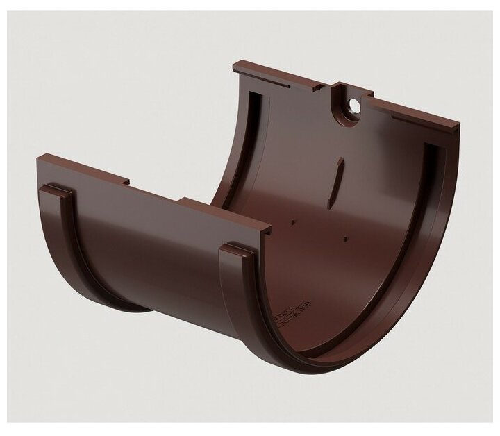 фото DÖCKE Соединитель желобов Döcke STANDARD, Коричневый, 120мм.