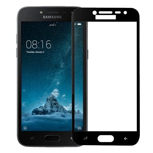 Защитное стекло для Samsung Galaxy J2 2018 c полным покрытием, серия стеклофф Base
