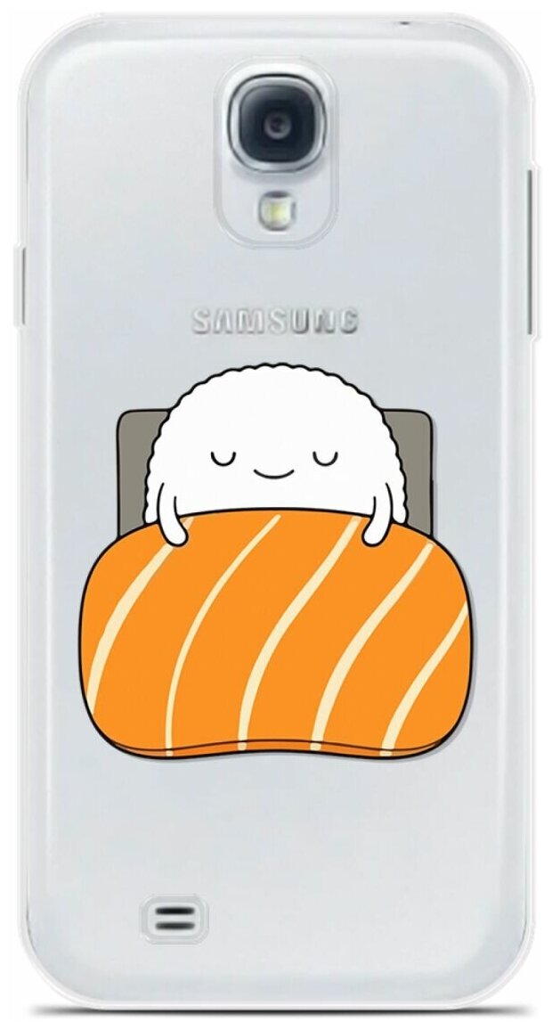 Силиконовый чехол на Samsung Galaxy S4 Суши спит / для Самсунг Галакси С4
