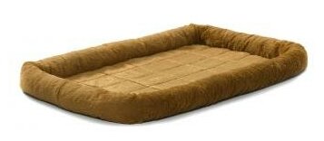 MidWest лежанка Pet Bed меховая 61х46 см коричневая - фотография № 7