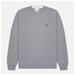 Мужской свитер Lacoste Crew Neck Organic Cotton серый, Размер XXL