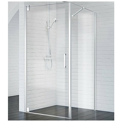 Душевой уголок BelBagno MARMI-AH-1-90/100-C-Cr душевой уголок belbagno marmi ah1 80x100 см прозрачное стекло