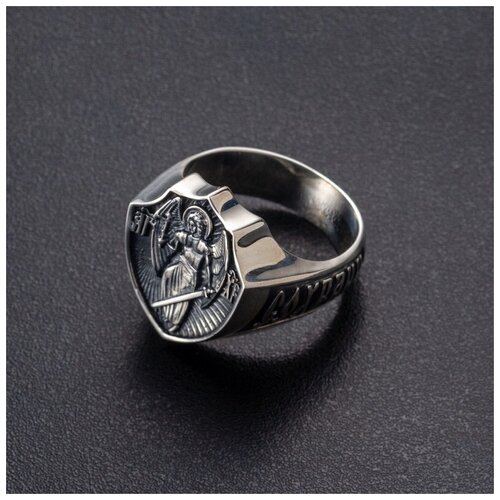 фото Кольцо даръ кольцо из серебра с молитвой "ангел-хранитель" (6478)