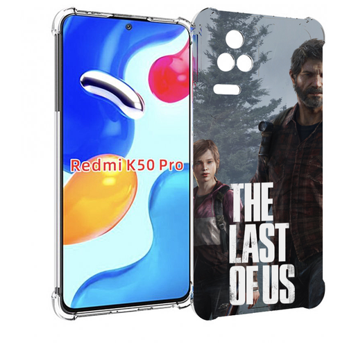Чехол MyPads Одни из нас Джоэл и Элли для Xiaomi Redmi K50 / K50 Pro задняя-панель-накладка-бампер