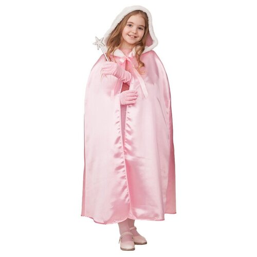 Батик Карнавальный Плащ Принцессы - Розовый Сатин, рост 128-140 см 22-49-134-68 костюм принцессы 5023 140 см