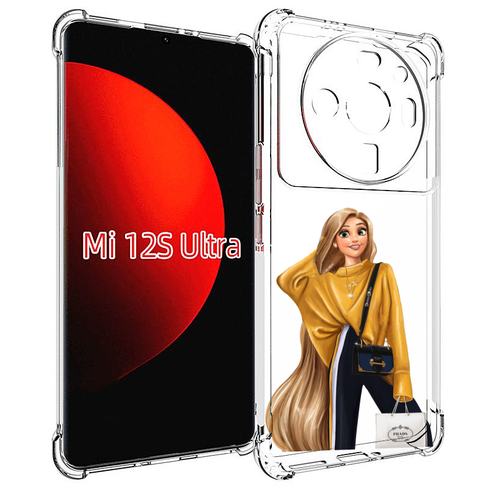 Чехол MyPads модная-рапунсель женский для Xiaomi 12S Ultra задняя-панель-накладка-бампер