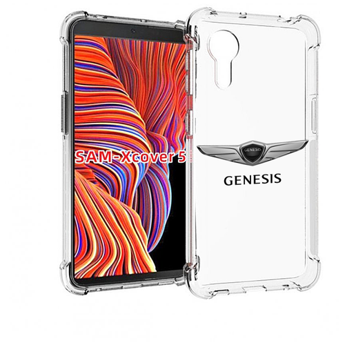 Чехол MyPads genesis-3 мужской для Samsung Galaxy Xcover 5 задняя-панель-накладка-бампер