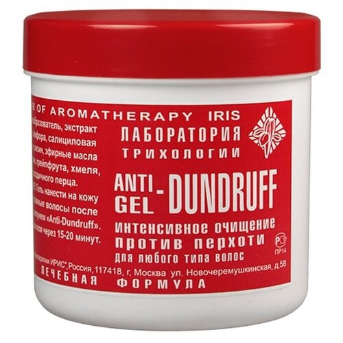 Гель Интенсивное очищение против перхоти ЦА Ирис Anti-Dundruff Gel