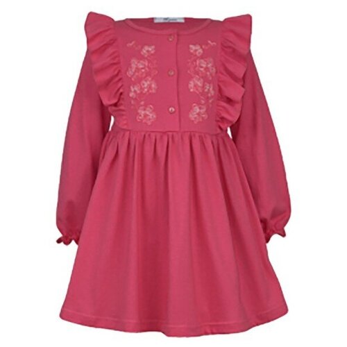 Платье для девочки, цвет малиновый, рост 134 см халат для девочки рост 134 см цвет малиновый