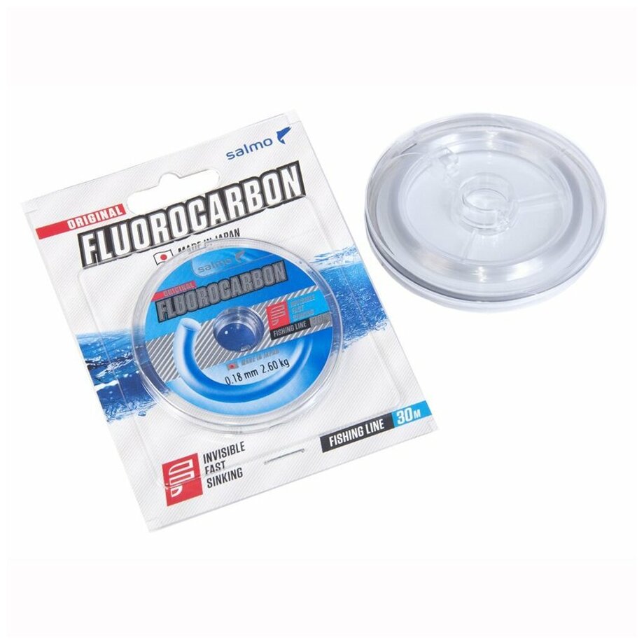 Леска Salmo FLUOROCARBON 30м 0.18мм 2.60кг