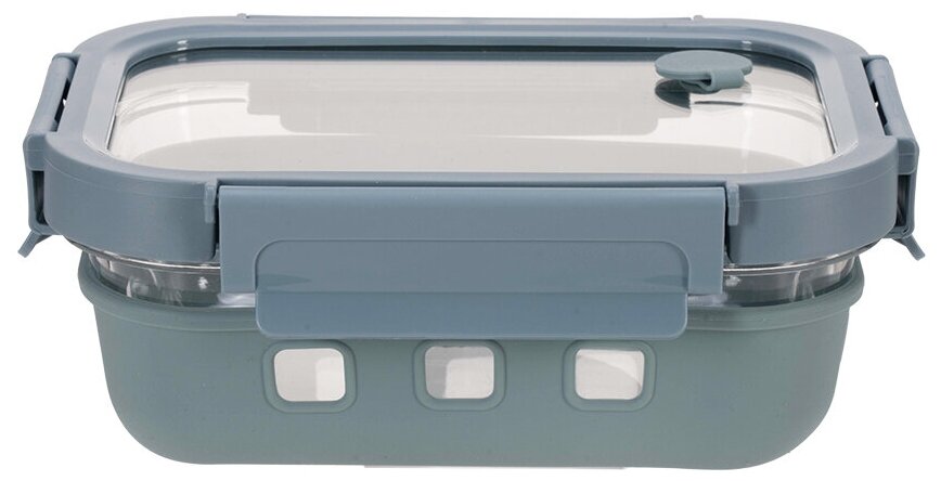 Контейнер для запекания, хранения и переноски продуктов в чехле Smart Solutions, 370 мл, синий - фотография № 16