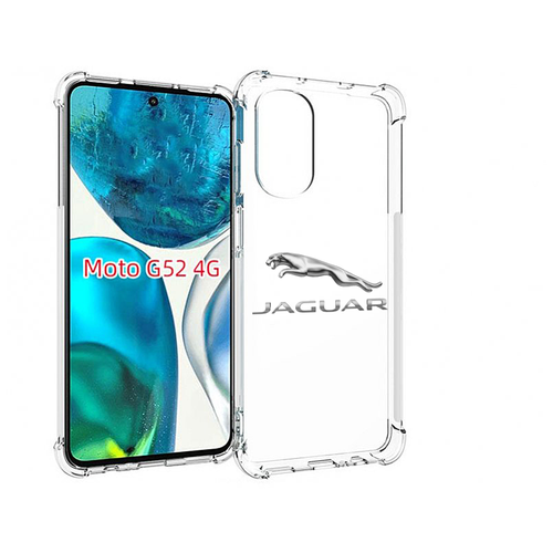 Чехол MyPads jaguar-3 для Motorola Moto G82 / Moto G52 задняя-панель-накладка-бампер чехол mypads hate love face для motorola moto g82 moto g52 задняя панель накладка бампер