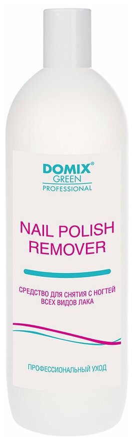 DOMIX Средство для снятия лака с ацетоном Nail polish remover with acetone, 1 л