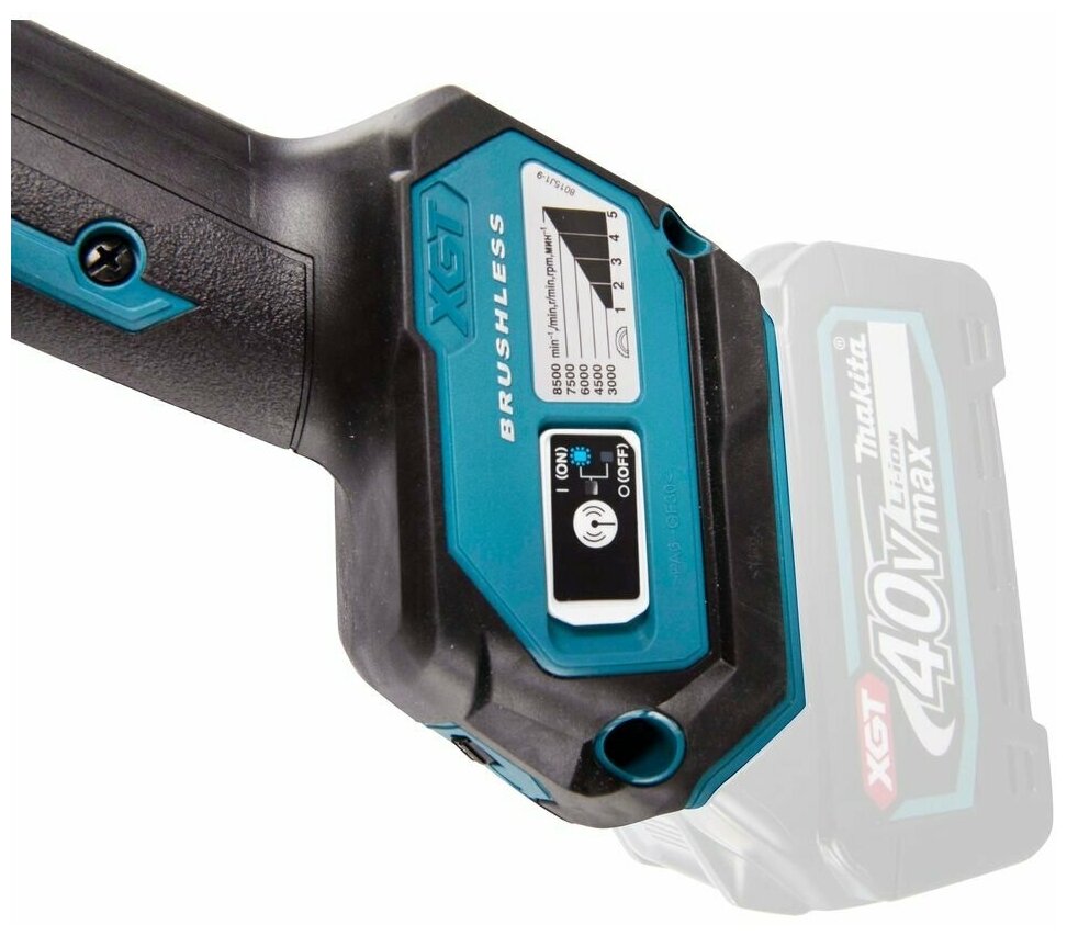 Шлифмашина УШМ аккумуляторная GA023GZ Makita XGT - фотография № 18