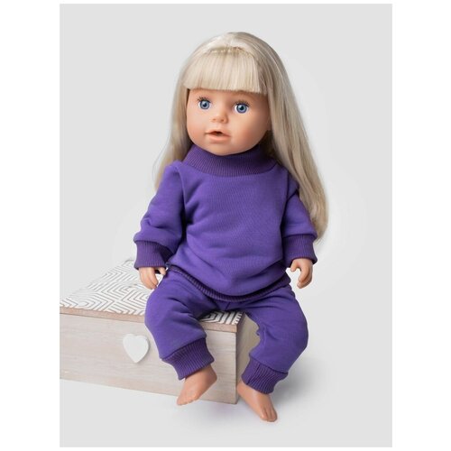 фото Одежда для куклы беби бон (baby born) 43см , rich line home decor, х-355/фиолетовый